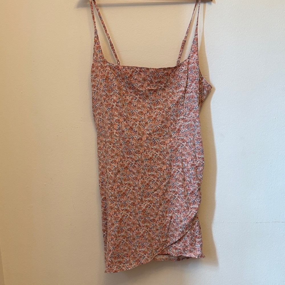 Abercrombie Chic Floral Mini Dress with Spaghetti Straps